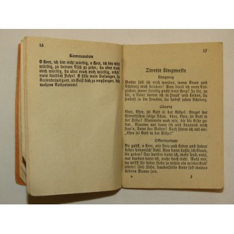 Catholic Field Hymnbook voor Soldiers van Wehrmacht. Espenlaub militaria